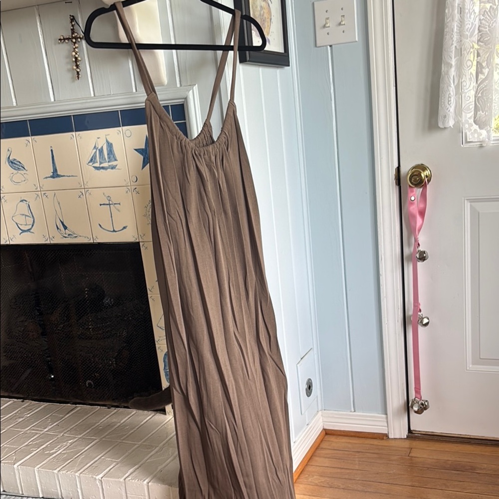 H&M Taupe Midi dress